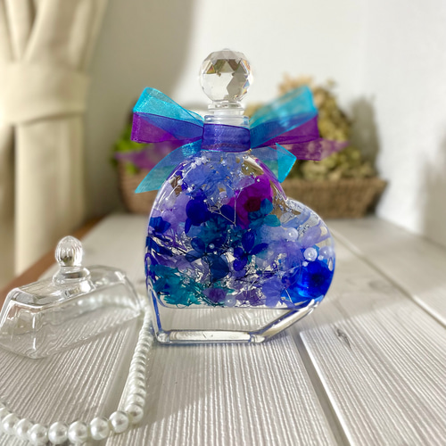 にじいろハーバリウム Lサイズ 200ml レインボー 虹色 | hanaco