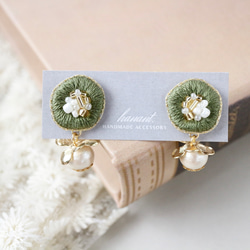 カーキ ピアス（スタッド・一粒） の人気通販｜Creema(クリーマ) 国内  