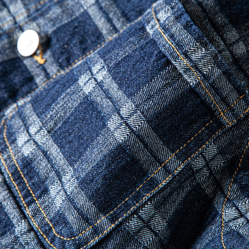 アメカジ 40th デニム ベスト ワークベスト vintage モノグラム