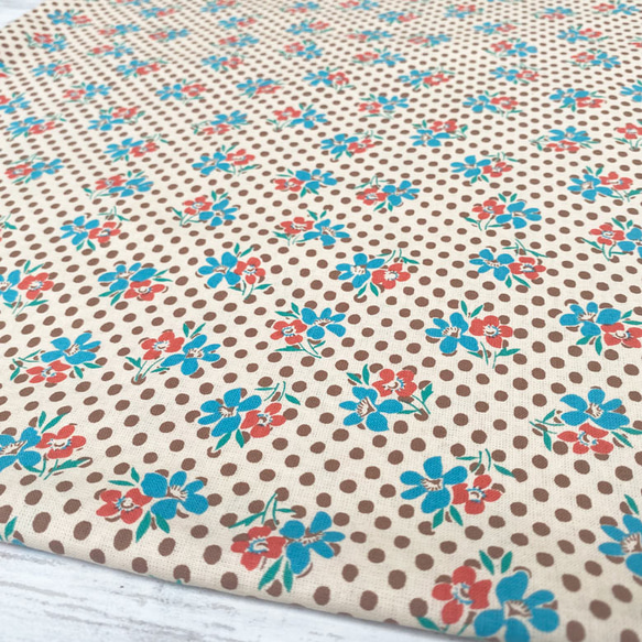 4/20❁【1ヤード】キャスキッドソン・シーチングラミネート生地 （512  