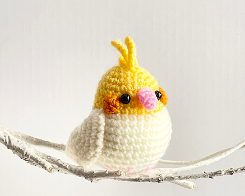 うさまる様ご確認用！あみぐるみ オカメインコのハロウィンリース あみぐるみ オカメインコ ハロウィン リース - メルカリ