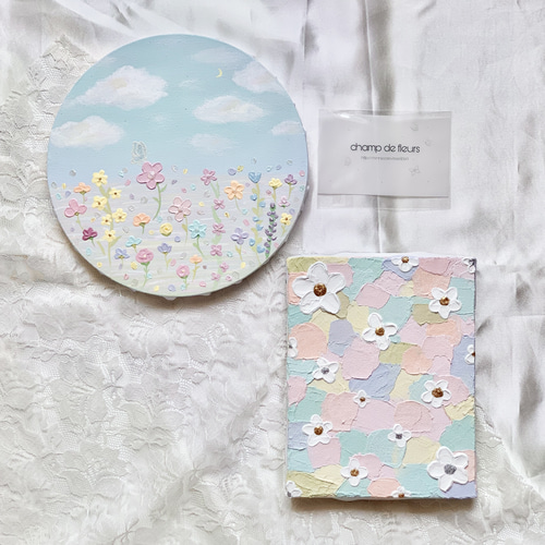 アクリル画　Warm flowers 確認用 ktS5e2reMaYtqUVFnJUDmc.jpg@jpg