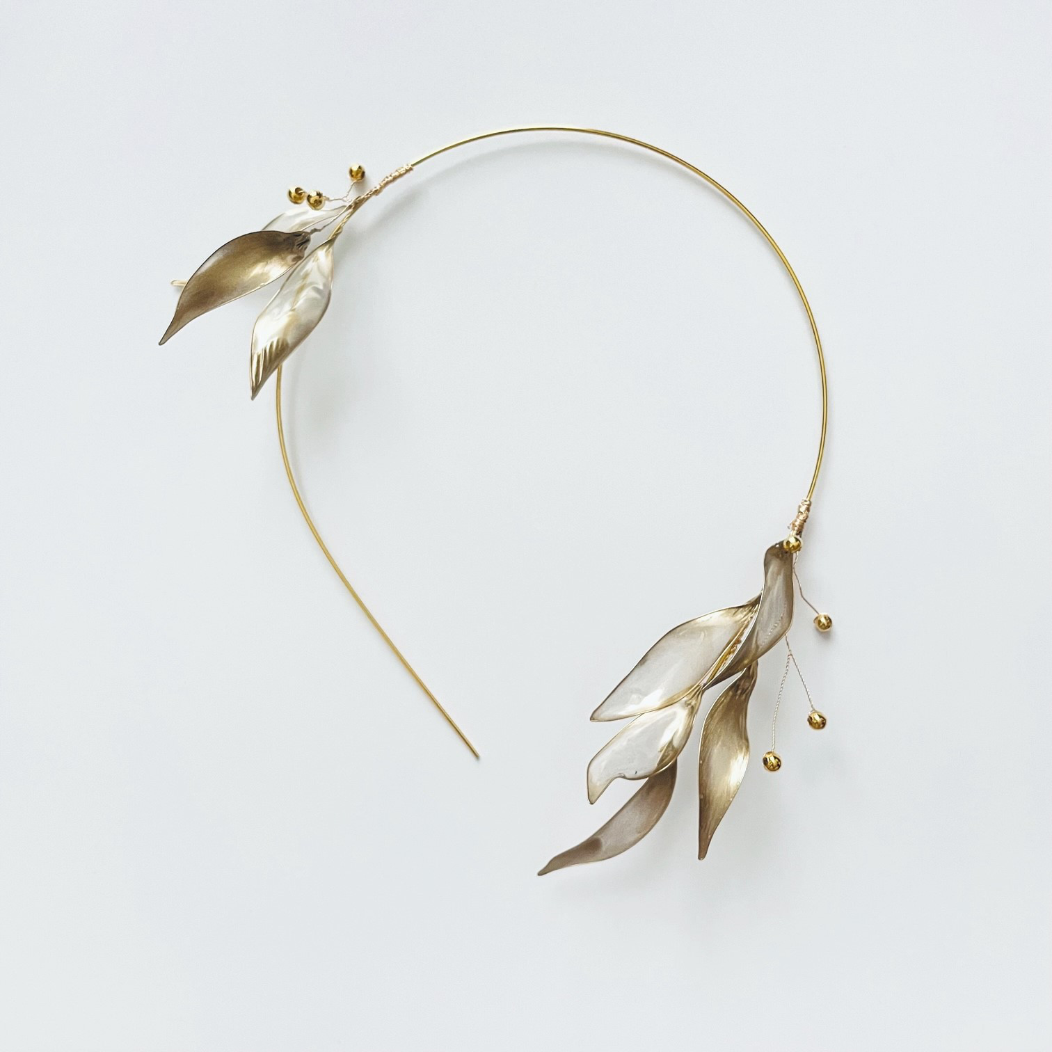 ワイヤーリーフ ヘアバンド カチューシャ