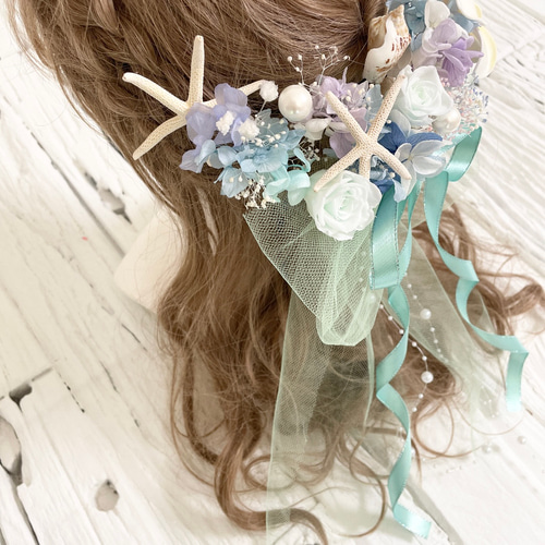 マーメイド 髪飾り ヘッドドレス ヘッドドレス（アクセサリー） kiko 