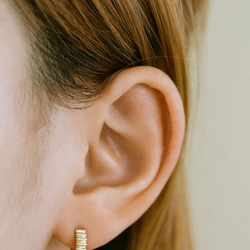 14K金 ゴールド 耳 鼻 軟骨 ニップル ヘリックス トラガス メンズ レディース フープ ピアス リング イヤリン 7枚目の画像