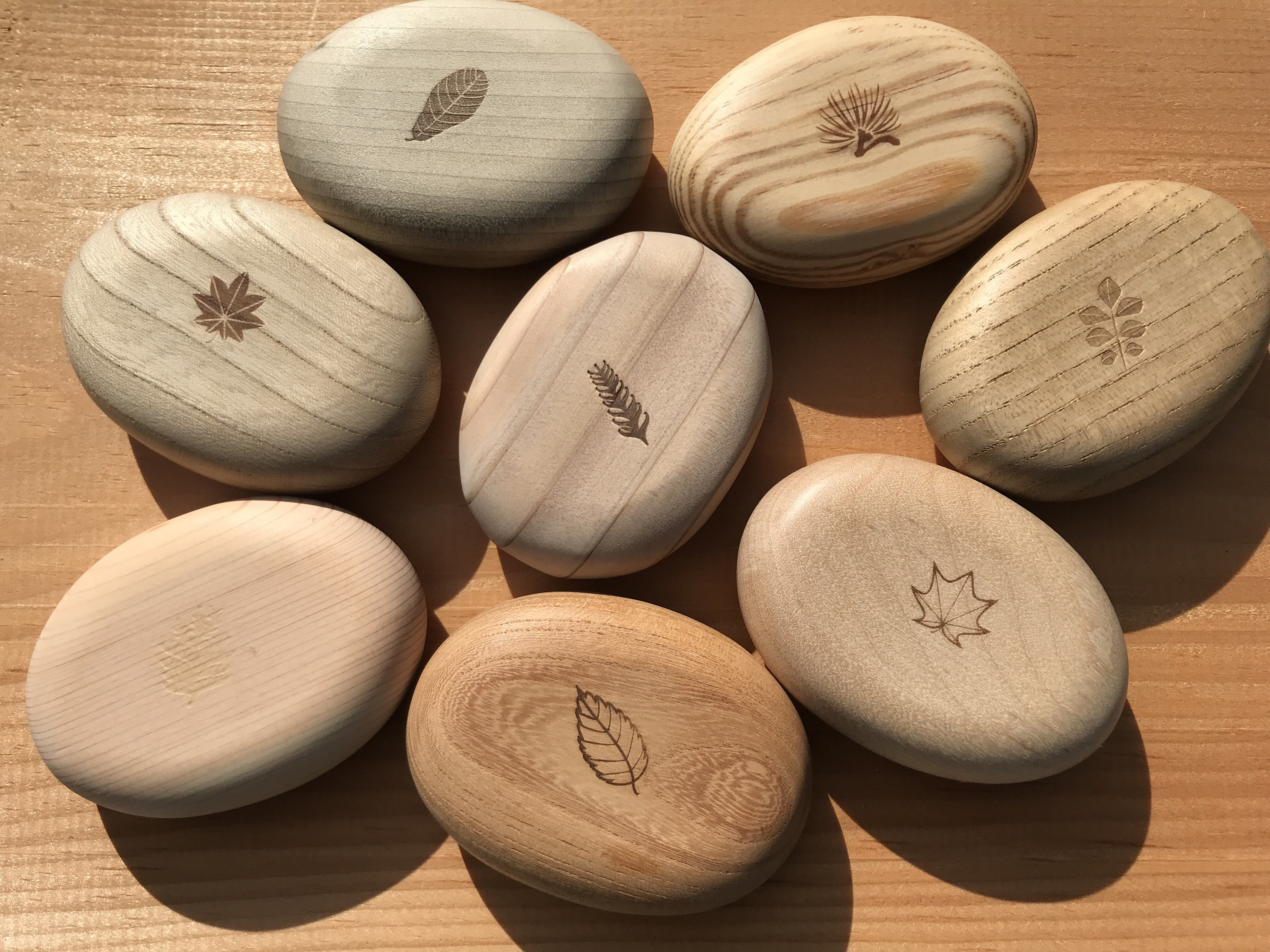 まあるいつみきmini 　葉っぱセット　8個