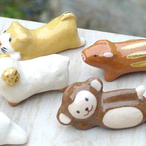 ◇商品番号 5372 十二支干支箸置きセット 楽入 箸・箸置き 松韻堂 通販