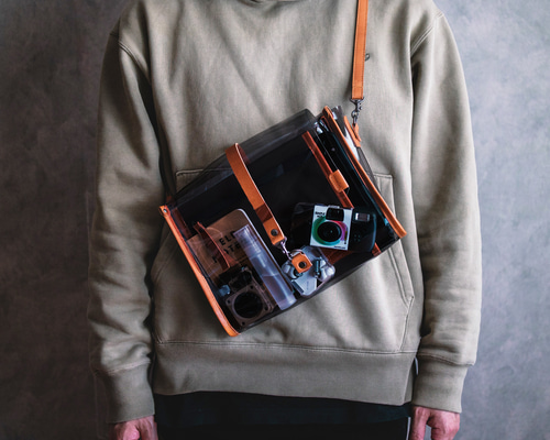 crambox creating クリアバッグ レザーバッグ　ショルダーバッグ 再販】クリアバッグ 透明ショルダーバッグ Clear Bag | crambox