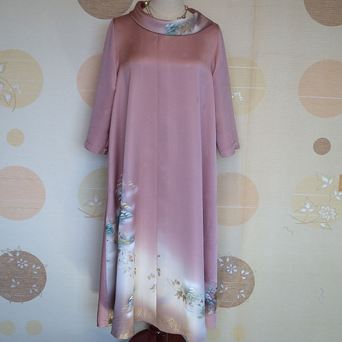 訪問着シルクワンピース新郎新婦母フォーマル七五三セレモニー卒入学式  