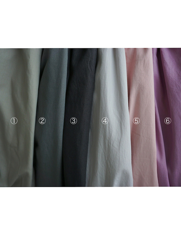 カラーが選べるギャザースカート｜モノクロカラー・ニュアンスカラー｜【裏地付き】 11枚目の画像