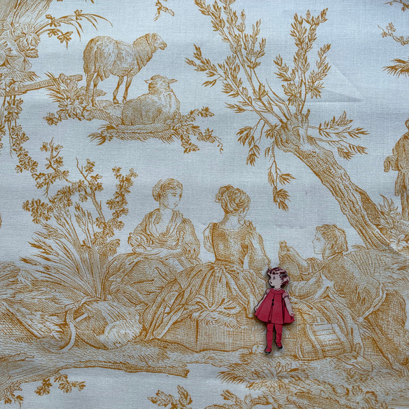 Toile de Jouy/トワルドジュイ/Delices des Quatre Saisons/Vert d'eau 7枚目の画像