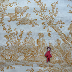 Toile de Jouy/トワルドジュイ/Delices des Quatre Saisons/jaune d'Or 6枚目の画像