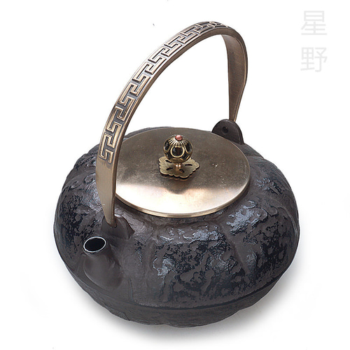 煎茶道具 金龍堂造 銅製蓋 時代鉄瓶 時代物 極上品 初だし品