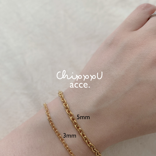 ミニコインチャームブレスレット／サージカルステンレス 金属