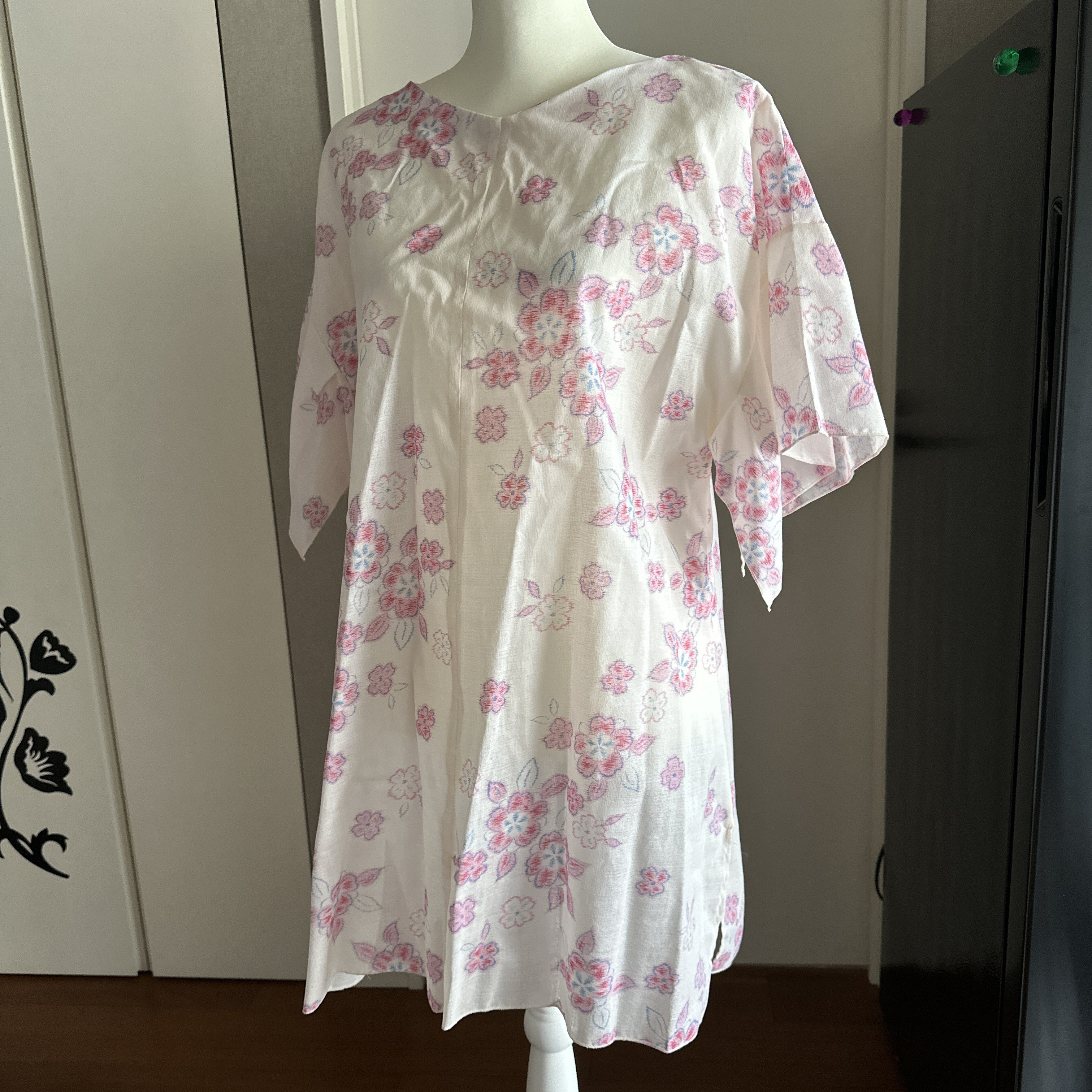 着物 リメイク 臙脂色 ★お値下げ中★ チュニック