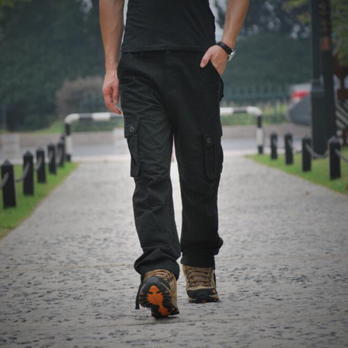 夏 メンズワークパンツ カーゴパンツ ロング丈 作業ズボン チノパン