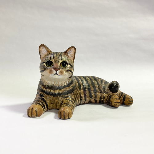 猫(キジトラ)顔の特注品　取手/フック 猫(キジトラ)顔の特注品 取手/フック