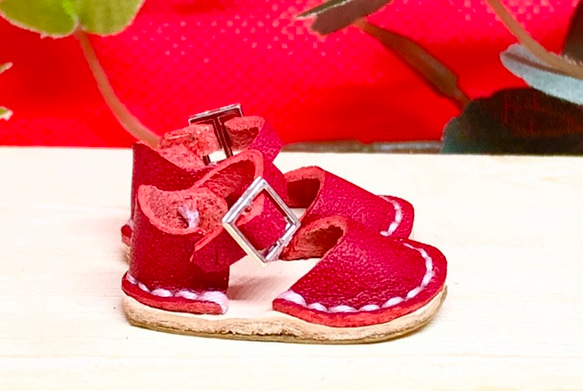 森き　ミニチュアサンダル　miniature boots. 3枚目の画像