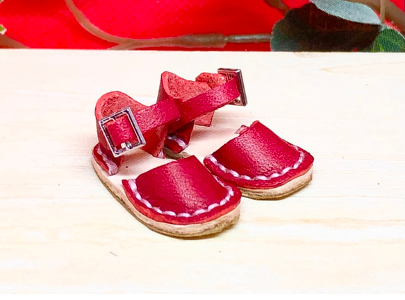 森き　ミニチュアサンダル　miniature boots. 1枚目の画像