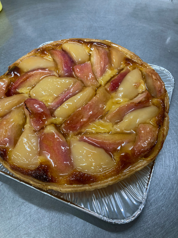 new 白桃と焼きりんごのアップルパイ 3枚目の画像