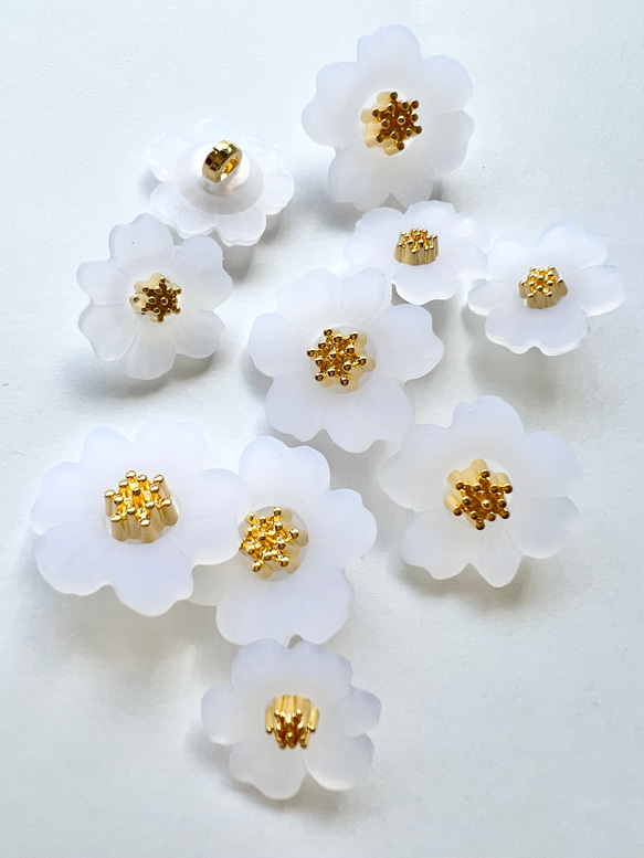 フラワーボタン 6枚目の画像