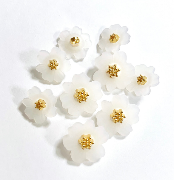 フラワーボタン 2枚目の画像