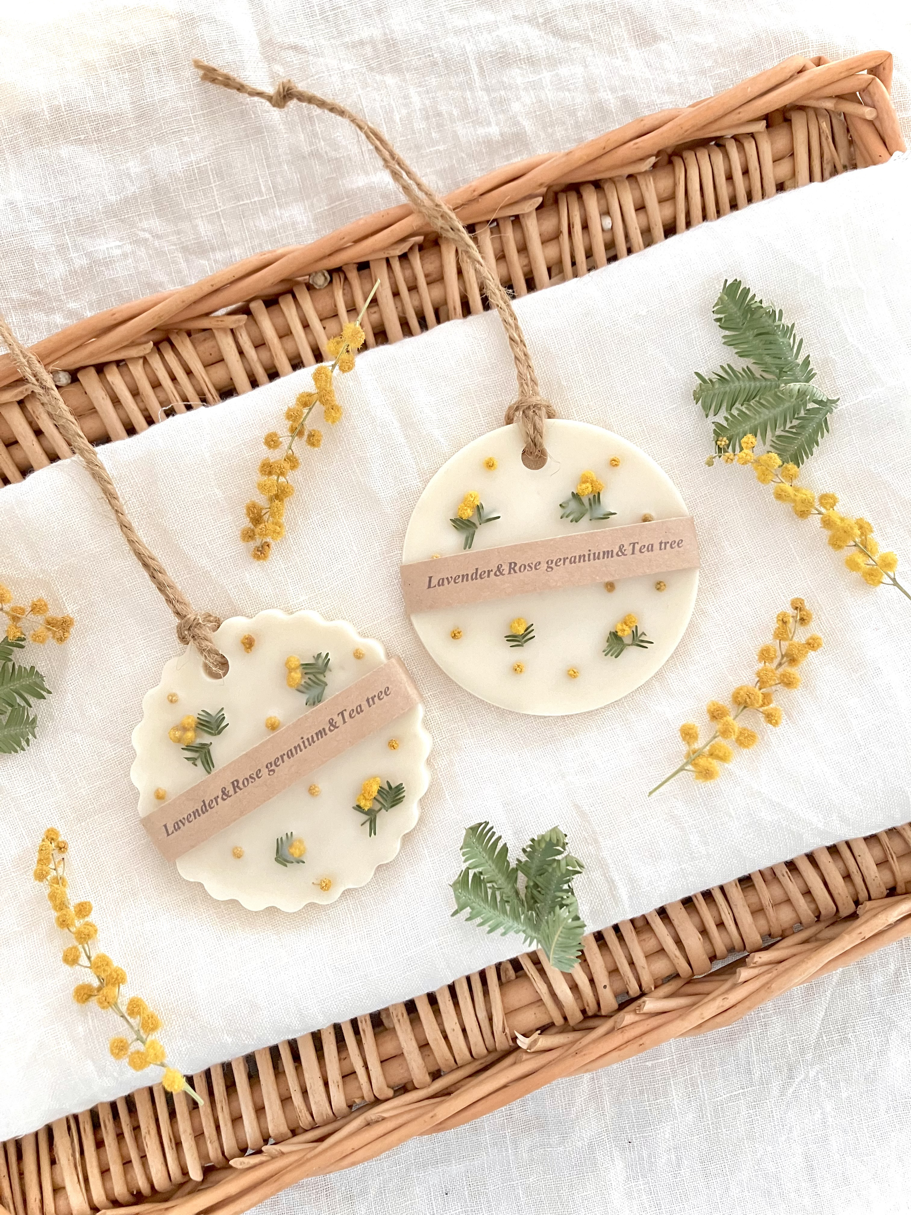 アロマワックスサシェミモザ２個セット#118