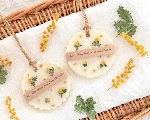 アロマワックスサシェミモザ２個セット#118 ミモザでつくるアロマワックスサシェ – Craftie Home