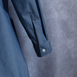 【完全一点物】当店人気のデザインポケットワンピース　ユニセックスタイプ（ブルー） 8枚目の画像