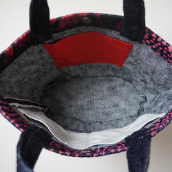 チェック＆ステッチ セルビッチトート 3枚目の画像