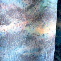 天の川のコットンリネンのロングスカート 10枚目の画像