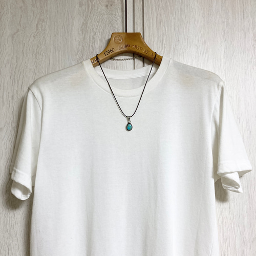 モレンシ ターコイズ トルコ石 シルバーネックレス ペンダント