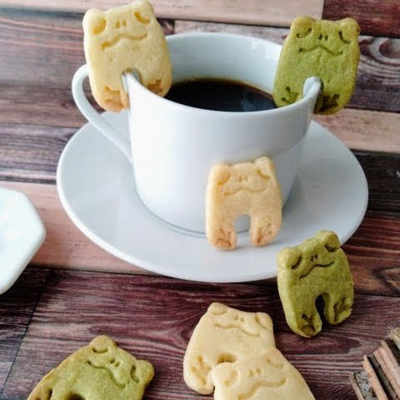 青蛙形狀的餅乾模具/Frog-shaped cookie cutter 第1張的照片