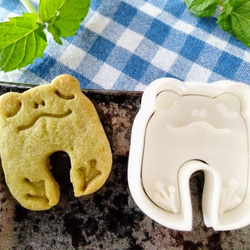 青蛙形狀的餅乾模具/Frog-shaped cookie cutter 第4張的照片