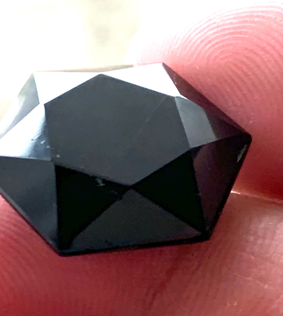 ブラックトルマリンルース　19.5mm 2枚目の画像