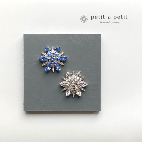 Creema限定 スワロフスキー®︎ ブローチ étoile de Noël ギフト