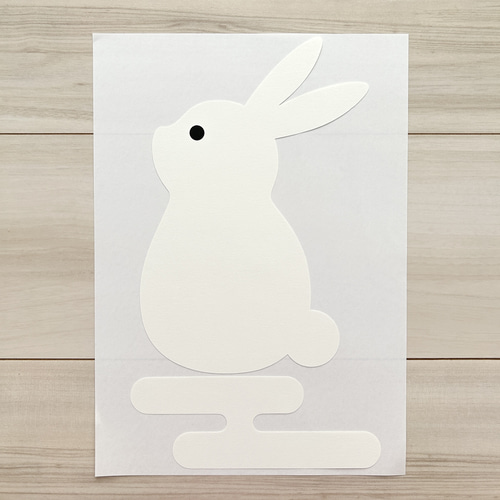お月見 うさぎ トンボ 壁面飾り 切り絵 ふわぽん 通販 14351069