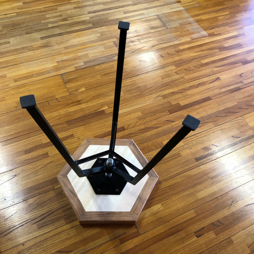 【美品】ウッド アイアン スツール 高さ調整可 高さが選べるハイスツール アイアン ironstool(high) 鉄/ウッド