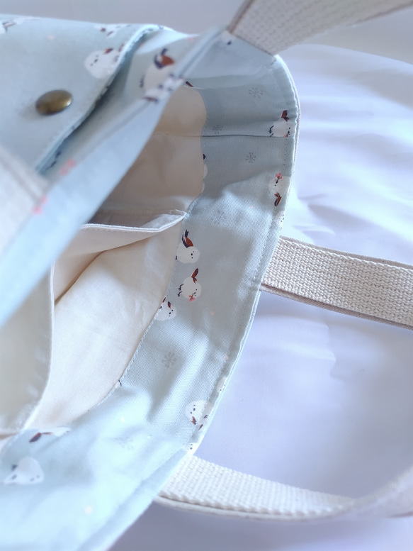 ちょっとそこまで小さめトートバッグ【カバン】 6枚目の画像