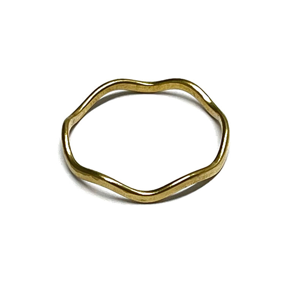 【50個】華奢な曲線デザインリング、指輪【jr23】 4枚目の画像