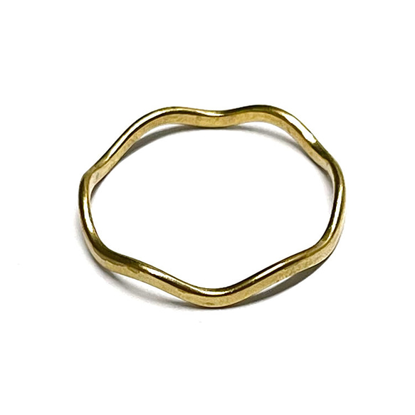 【50個】華奢な曲線デザインリング、指輪【jr23】 2枚目の画像