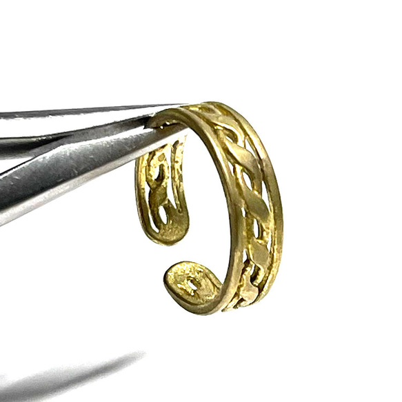 【50個】絡みある曲線デザインのリング、指輪【jr16】 3枚目の画像