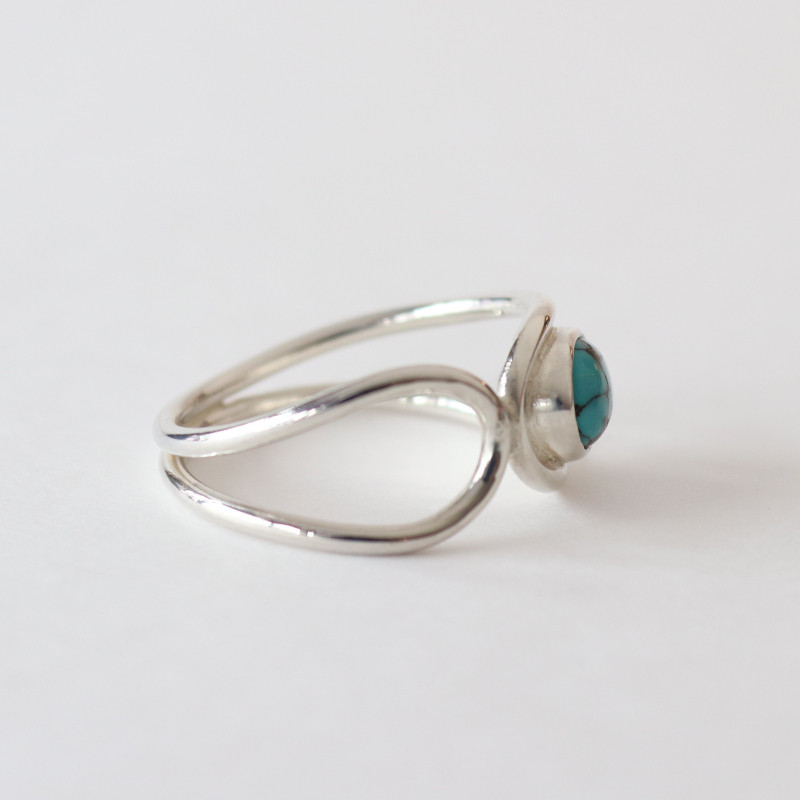 ターコイズ シルバー925 リング わっから 11号、13号、15号