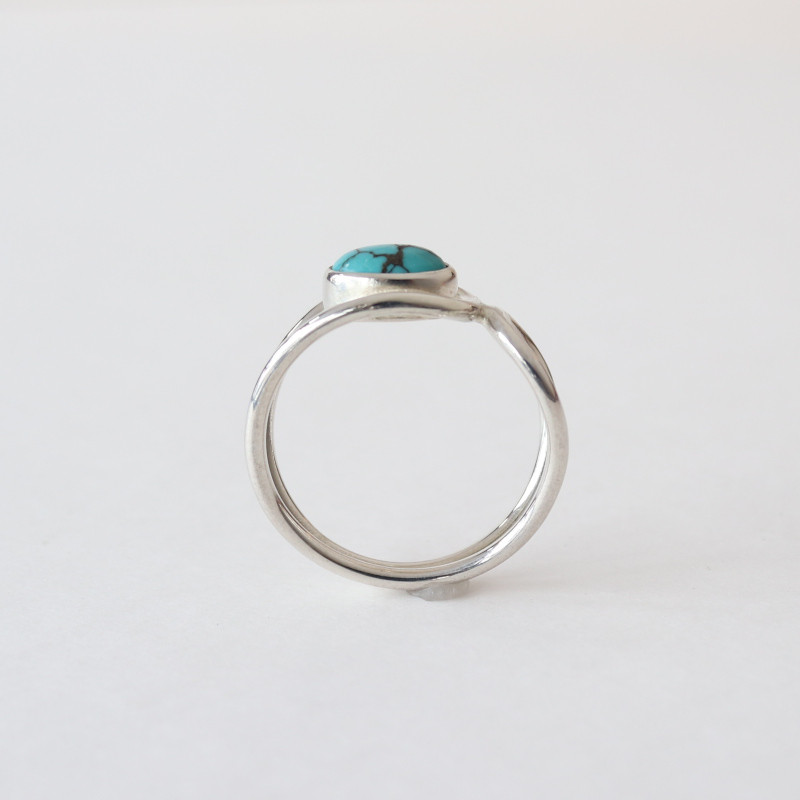ターコイズ シルバー925 リング わっから 11号、13号、15号