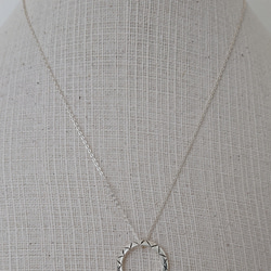 "Circle  reversible"  silver necklace 【再販】 9枚目の画像