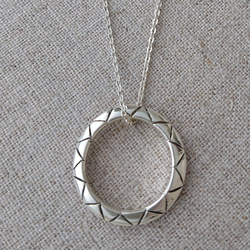 "Circle  reversible"  silver necklace 【再販】 2枚目の画像