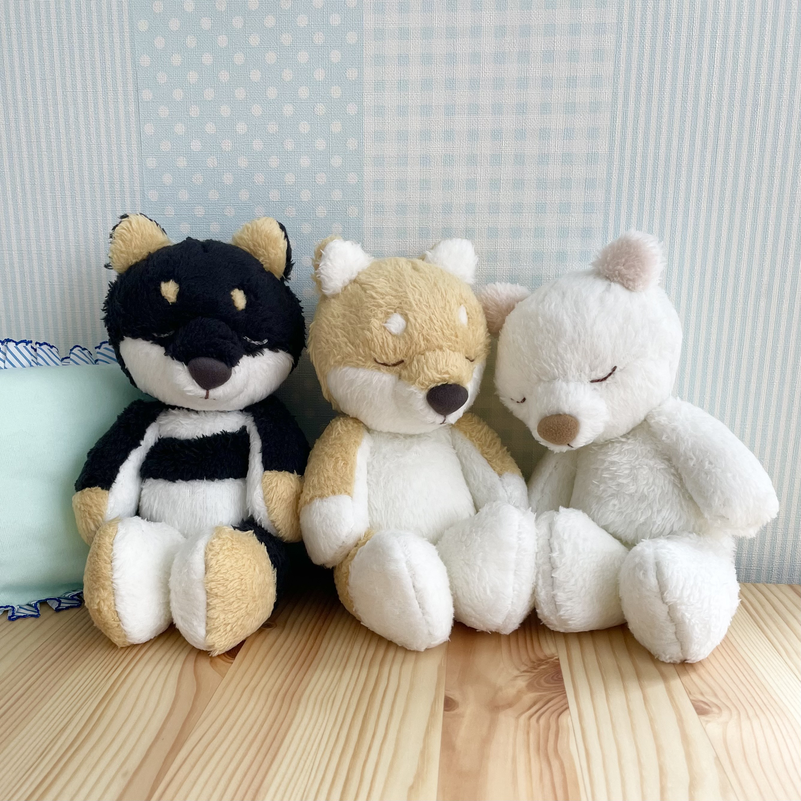 柴犬のぬいぐるみ『おすわりねんね』