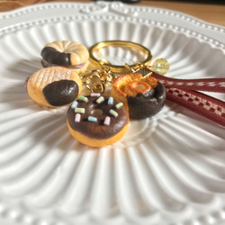 巧克力甜甜圈鑰匙圈 第2張的照片
