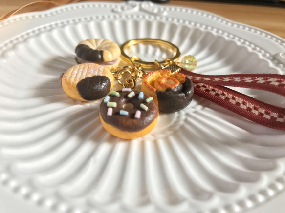 巧克力甜甜圈鑰匙圈 第2張的照片