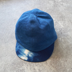 裁判帽/藍色斑紋/三河紡織 第1張的照片